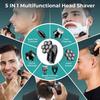 Electric Razor for Men's, 5 In 1 Electric Shaver 7D Floating Cutter Head Rechargeable Shaver Kit For Men IPX6 Waterproof Beard Trimmer Head Shavers view 2