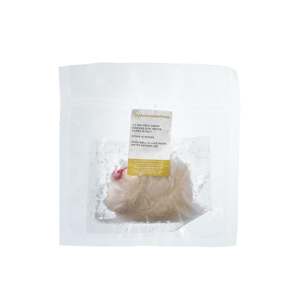 Weschenfelder Mini Pack Sheep Casings, 24mm (10mtr)