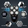 Electric Razor for Men's, 5 In 1 Men's Rechargeable Bald Head Electric Shaver 5 Floating Heads Beard Nose Ear Hair Trimmer Razor Clipper Facial Brush view 3