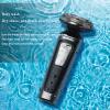 Electric Razor for Men's, Multi-function 4D Electric Shaver for Men Grooming Kit Shaving Machine USB Charging Wet & Dry Waterproof LCD Display Face Care view 2