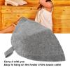Sauna Hat with Small Ring, Air Circulation, Unisex, Gift, Felt Material for Men and Women view 3