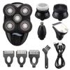 Electric Razor for Men's, 5 in 1 Rechargeable Electric Shaver Five Floating Heads Razors Hair Clipper Nose Ear Hair Trimmer Men Facial Cleaning Brush view 1