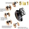 Electric Razor for Men's, 5 in 1 Rechargeable Electric Shaver Five Floating Heads Razors Hair Clipper Nose Ear Hair Trimmer Men Facial Cleaning Brush view 3