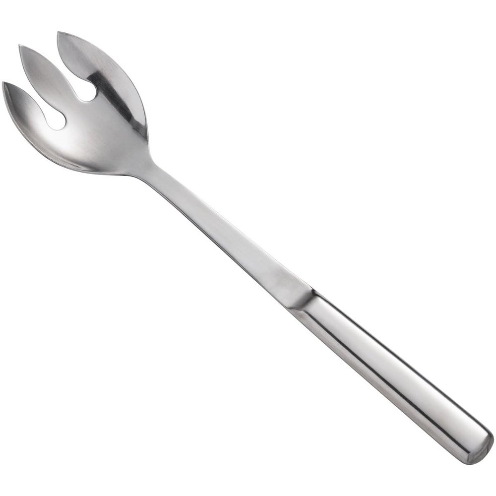 Adexa WBU003 Stainless Steel Notched Serving Spoon, 30cm