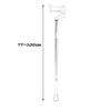 SilteD Older Crutches Crutches Aluminum Alloy Walking Stick With Ergonomic Handle, 10 Adjustable Height Levels, Arthritis Walking Stick For The Elderly Disabled Arthritis Gray Older Practical Present view 2