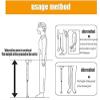 SilteD Older Crutches Crutches Aluminum Alloy Walking Stick With Ergonomic Handle, 10 Adjustable Height Levels, Arthritis Walking Stick For The Elderly Disabled Arthritis Gray Older Practical Present view 3