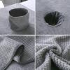 5 set of Massage Table Cover with Face Breath Hole 50x80 cm Reusable for Beauty Salon, Gray, 50 x 80 cm view 4