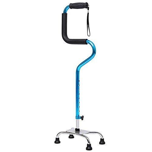 SilteD Adjustable Walking Stick for Elderly Medical Walking Stick Lightweight Crutches Up Aluminum Alloy Auxiliary Mobility Aid for Arthritis Elderly Disabled Blue Present