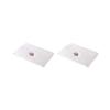 2 set of Massage Table Cover with Face Breath Hole 50x80 cm Reusable for Beauty Salon, White, 50 x 80 cm view 1