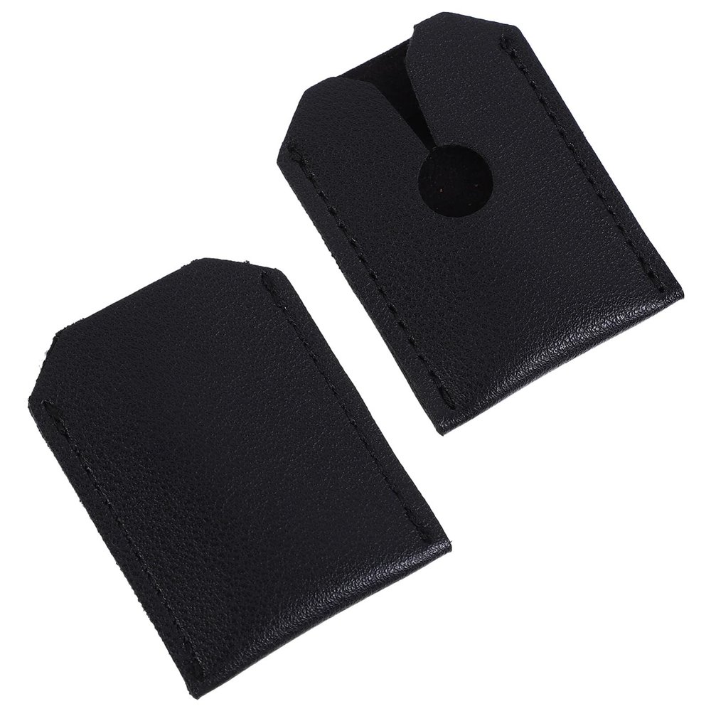 Beavorty 2pcs Safety Head Cover Artificial Leather Head Sleeve Guard for Travel and Storage