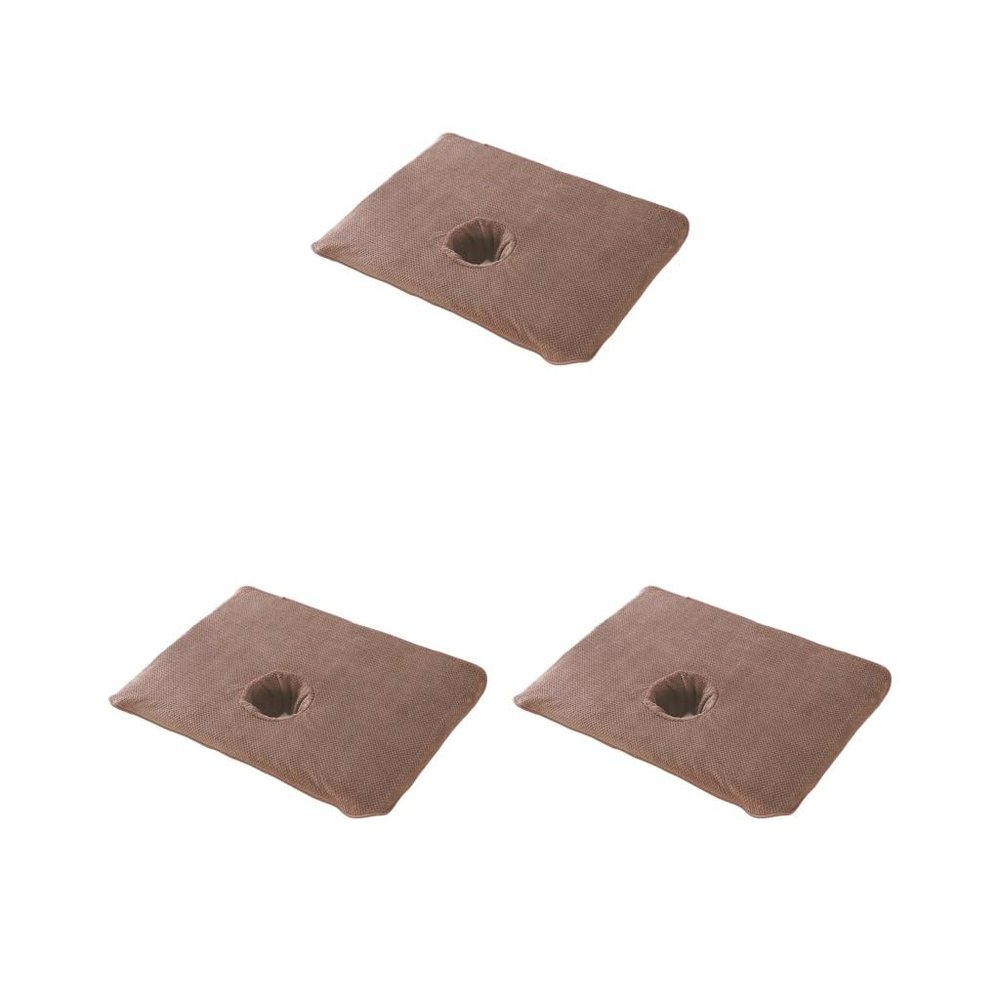 3 set of Massage Table Cover with Face Breath Hole 50x80 cm Reusable for Beauty Salon, Coffee, 50 x 80 cm