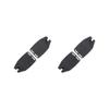 2 Set of Universal Wheelchair Footrest Easy Install Accessories Plastic 2.2 cm Gaps view 1