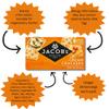 Jacobs Crackers for Cheese Biscuits Multipack - Jacobs Original Cream Crackers 8x3 Crackers Snack Packs (3 each Individually Wrapped Biscuits total of 72 crackers) Bundled By The Great British Kitchen view 4