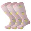 3 Pack Plus Size Compression Socks for Women and Men, 20-30mmhg Extra Large Wide Calf Knee High Stockings for Circulation Support (3XL, YS001-65) view 1