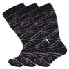 3 Pack Plus Size Compression Socks for Women and Men, 20-30mmhg Extra Large Wide Calf Knee High Stockings for Circulation Support (4XL, YSZ06-23)