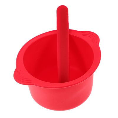 1 Set Heater Wax Warmer Bowl Replacement Wax Bean Warmer Liner Waxing Silicone Bowl for Hair Removal Reusable Wax Warmer Liner Silica Gel 4 Piece Set