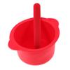 1 Set Heater Wax Warmer Bowl Replacement Wax Bean Warmer Liner Waxing Silicone Bowl for Hair Removal Reusable Wax Warmer Liner Silica Gel 4 Piece Set view 1