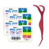 ZCVAcom Molar Floss Stick,More Convenient to Clean The Back Teeth,Floss Sticks,Flosser Picks,Flossers,Suitable for Gifting Elders or Friends ((64 Count,Pack of 4) view 1