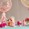 Rsstarxi 30 PCS Mini Balloons & Foam Balls Cake Toppers - DIY Cake Inserts for Wedding, Anniversary & Party Decorations - Blackish Green view 4