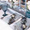 100 Pack Marble Guest Napkins 3 Ply Disposable Graceful Paper Napkin Blue Gold Marbleized Party Napkin Luxury Dinner Hand Napkin for Home Kitchen Bathroom Table Decor, 13 x 15.7 Inch view 4