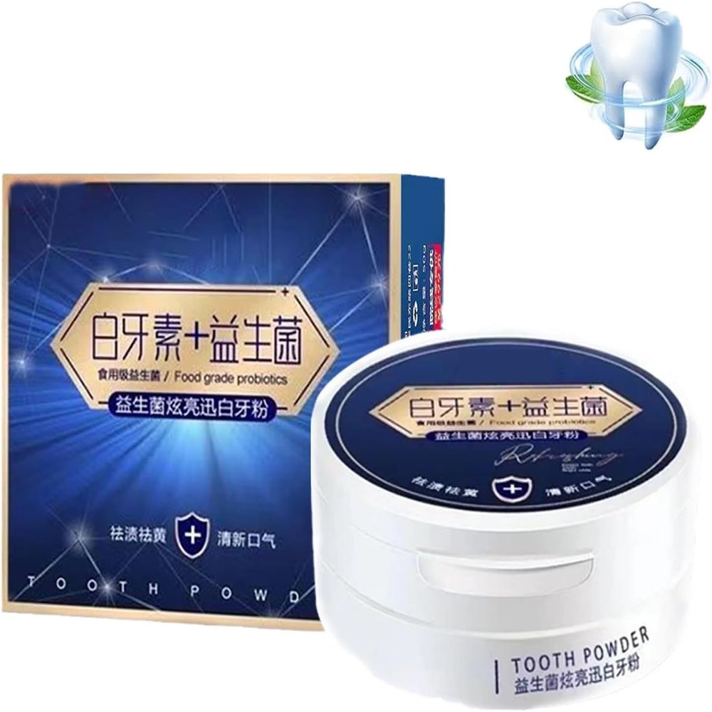 Tooth Powder, Teeth Whitening Powder, Remove Yellow, Remove Tooth Stains, Freshen Breath Oral Bright White Toothwash Powder,for Oral Hygiene Tools (1PCS)