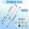 8 Pieces Flosser Replacement Tips for Waterpik Water Flosser, Flosser Refill Heads Replacement Heads for Waterpik Compatible with Waterpik Oral Irrigator and Flosser view 2