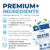 Creatine Monohydrate Powder - 1kg | 200 Mesh Fine Grade Powder, Pure & Mixes Easily | Includes Scoop | Unflavoured | Made in The UK by CLN Labs view 4