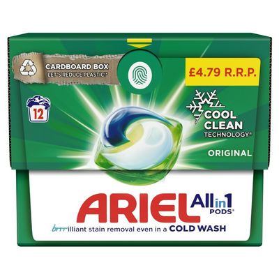 Ariel Original All in1 Pods,12 Washes