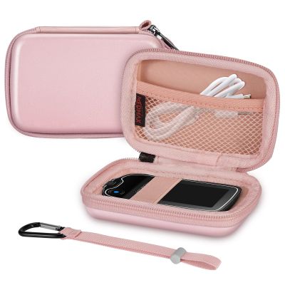 MEDMAX Hard Shell Protective Case for Freestyle Libre 3 2 / Libre Reader, Lightweight Shockproof Diabetic Storage Carrying Case with Clip and Handle, (Rosegold)