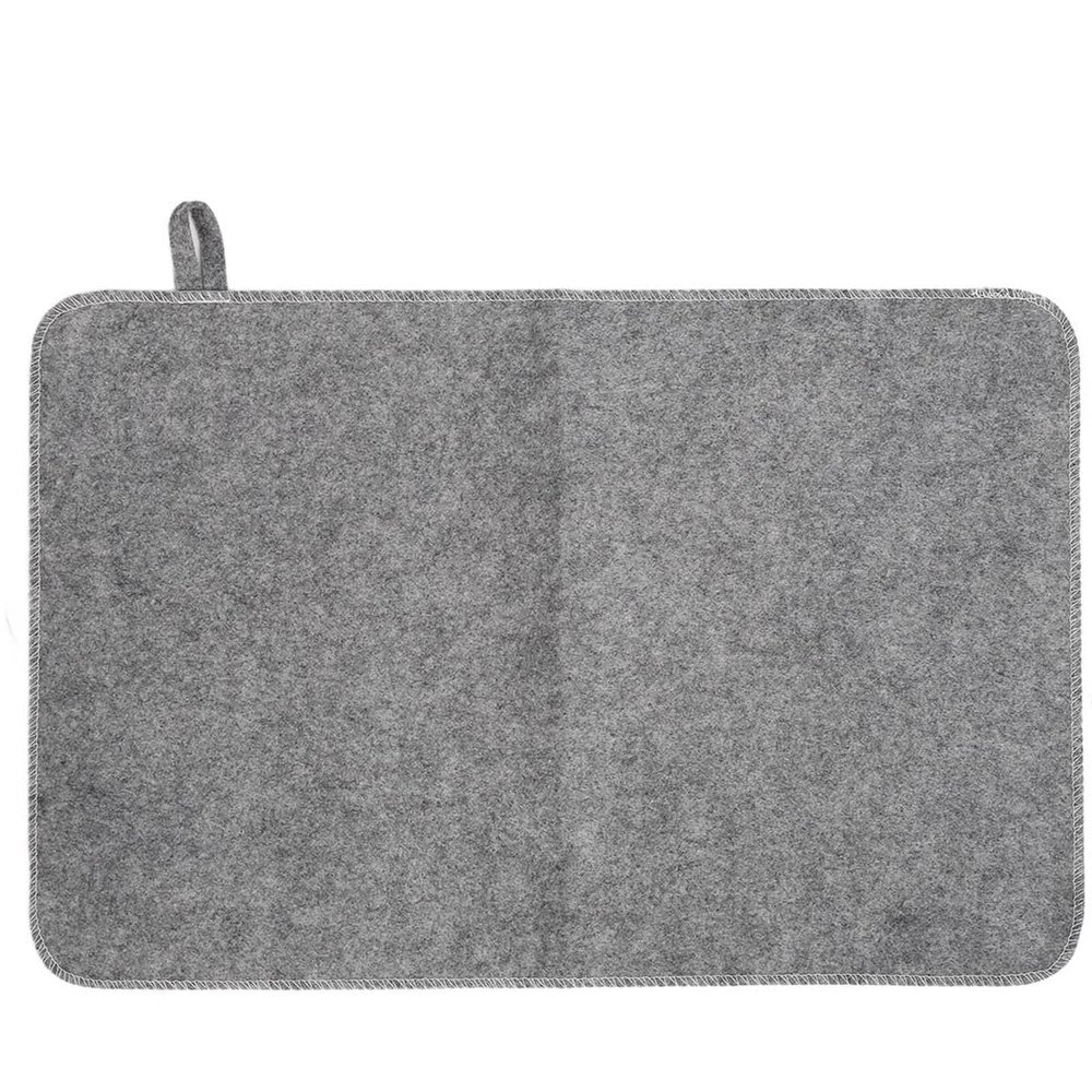 Felt Sauna Cushion Mat, Water Absorption SPA Heat Insulation Mat for Sauna Bath House Shower Room, Portable and Water Absorbent, for Men Women