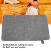 Felt Sauna Cushion Mat, Water Absorption SPA Heat Insulation Mat for Sauna Bath House Shower Room, Portable and Water Absorbent, for Men Women view 3