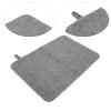 Felt Sauna Cushion Mat, Water Absorption SPA Heat Insulation Mat for Sauna Bath House Shower Room, Portable and Water Absorbent, for Men Women view 4