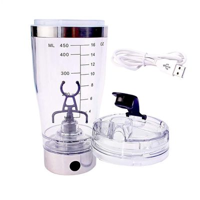 SKUDA Electric Protein Mixing Cup, Automatic Protein Shaker Bottle, 450ml Leak-Proof Protein Mix Bottle, For Outdoor Sporting