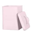 Geakv Metal Laundry Detergent Container, Detergent Dispenser with Dosing Spoon, Rustproof, Arts and Crafts Style, Multi-Purpose Storage Box, Pink view 1