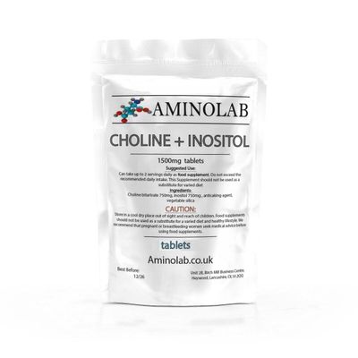 Aminolab - Choline + INOSITOL 1500mg 120 Tablets
