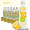 Get More Vits - Vitamin D Sparkling Pineapple & Grapefruit Spring Water (12 x 500ml), Support Healthy Bones, Teeth & Muscles, Boost Immune System, Sugar Free, Low Calorie, Natural Flavours, Vegetarian view 2