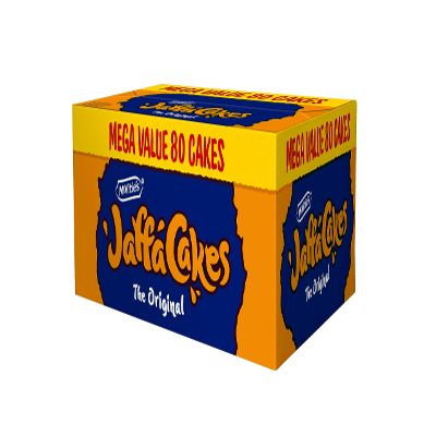 McVitie's Jaffa Cakes Mega Box Value Pack 80 Count (4 Packs of 20 Cakes) (Packaging may vary)