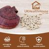 UKHealthHouse Reishi Mushroom Extract | 1,000mg (10:1) Ganoderma Lucidum Reishi Mushroom Capsules Polysaccharides & Beta Glucans Supplement Extracted (240 caps) view 3