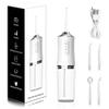 FreshBrite AquaSmile Pro - Ultimate Oral Care Water Flosser with 3 Customizable Modes, IPX7 Waterproof, USB Rechargeable - White - Transform Your Dental Routine into a Luxurious Experience view 1