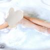 Felt Sauna Gloves Bath Gloves Fashion Felt Sauna Heat Protecting Mitt Bathing Mitten Shower Mitten Heat Protecting Glove White Simple view 4