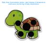 Flexible Baby Thermometer Sticker 20pcs Cartoon Tortoise Children Kids Baby Care Flexible Body Fever Forehead Thermometer Sticker view 4