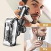 Electric Razor for Men's, Men Electric Razor Wet and Dry Bald Head Shaver for Men 5 in 1 Grooming Kit Floating Head Beard Nose and Ear Hair Trimmer Razor view 2