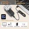 Electric Razor for Men's, Men Electric Razor Wet and Dry Bald Head Shaver for Men 5 in 1 Grooming Kit Floating Head Beard Nose and Ear Hair Trimmer Razor view 4
