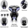 Electric Razor for Men's, 5 in 1 Electric Razor for Men Hair Clipper Rotary Shaver Beard Trimmer Waterproof USB Fast Charging Cordless Nose Hair Trimmer view 3