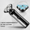 Electric Razor for Men's, 3 in 1 Electric Shaver Razor for Men Shaving Machine 4D Smart Male Rechargeable Three-Head Nasal Hair Trimmer Kit view 4