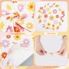 120 PCS Daisy Paper Napkins Groovy Daisy Boho Dinner Napkins Disposable Daisy Flower Decorative Party Napkin for Baby Shower Birthday Wedding Seasonal Holiday Party Supplies view 3