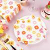 120 PCS Daisy Paper Napkins Groovy Daisy Boho Dinner Napkins Disposable Daisy Flower Decorative Party Napkin for Baby Shower Birthday Wedding Seasonal Holiday Party Supplies view 4