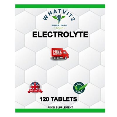 Electrolyte 120 Tablets - Essential Hydration Salts Blend Salt Replacement
