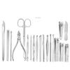DLUXCA 19pcs/Set Pruning Nail Clippers Cutting Pliers Set Single Groove Pedicure Inflammation Tool Home view 2