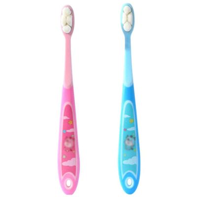 ZUMAHA Extra Soft Kids Toothbrush, Toddler Toothbrush Ages 4-12, Manual Toothbrush for Bright Smiles and Healthy Teeth & Gums